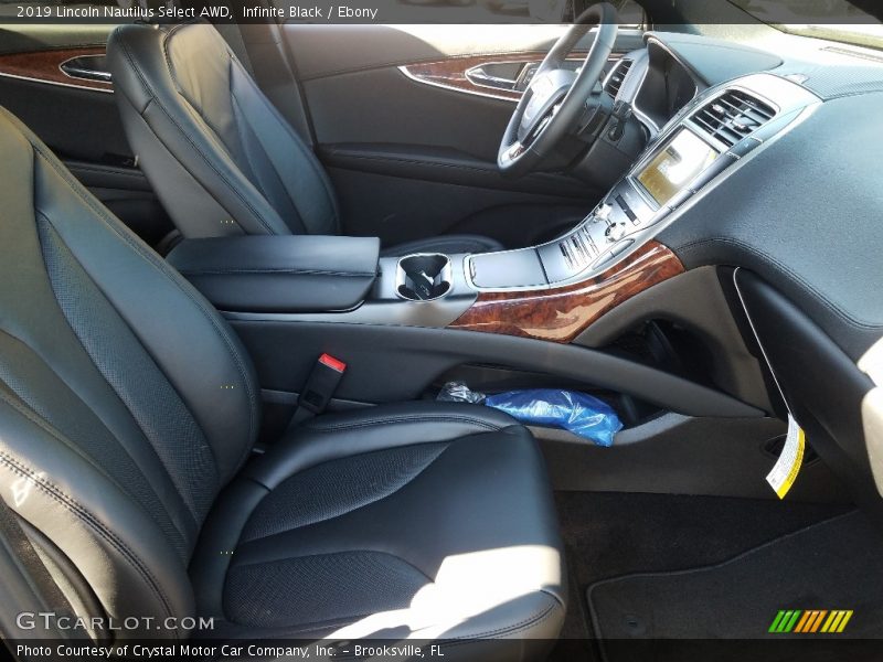 Front Seat of 2019 Nautilus Select AWD