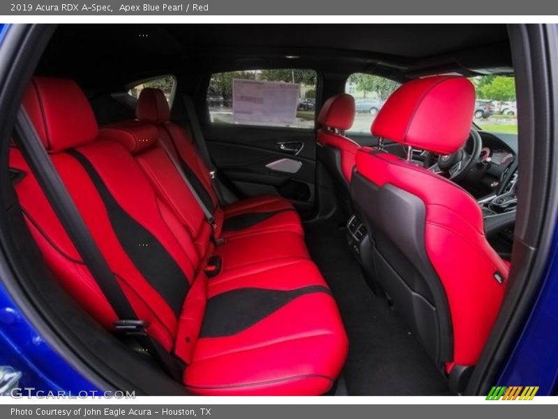 Apex Blue Pearl / Red 2019 Acura RDX A-Spec