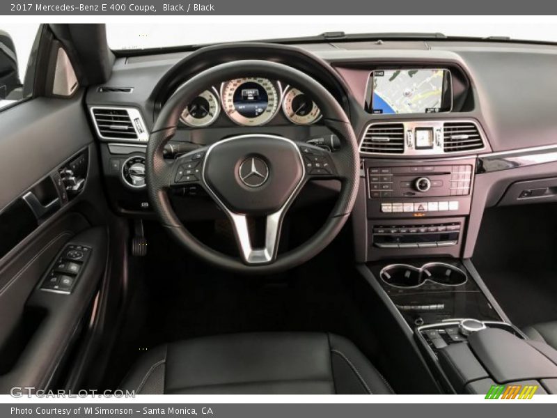 Black / Black 2017 Mercedes-Benz E 400 Coupe