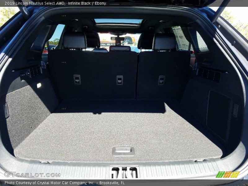  2019 Nautilus Select AWD Trunk