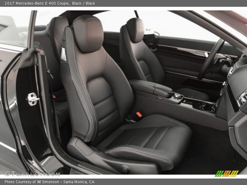 Black / Black 2017 Mercedes-Benz E 400 Coupe