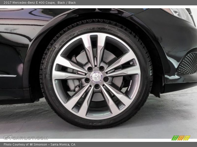 Black / Black 2017 Mercedes-Benz E 400 Coupe