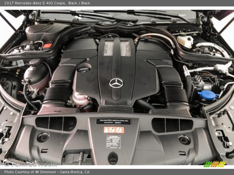 Black / Black 2017 Mercedes-Benz E 400 Coupe