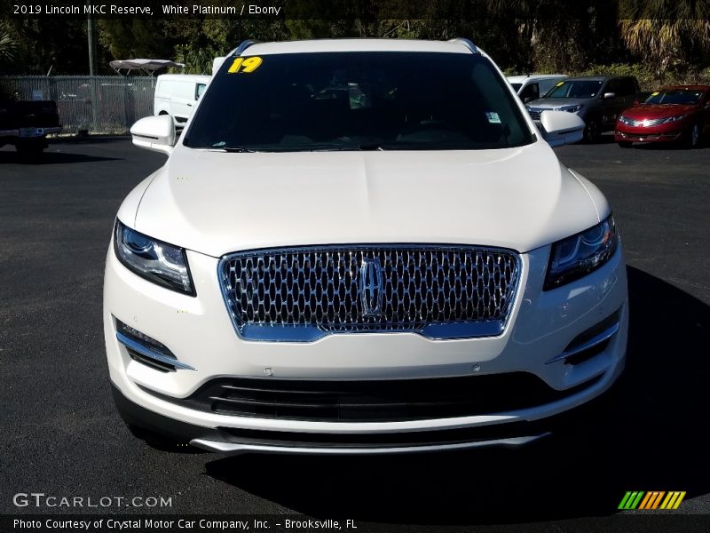 White Platinum / Ebony 2019 Lincoln MKC Reserve