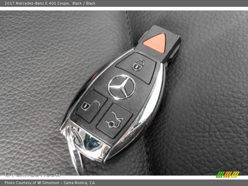Black / Black 2017 Mercedes-Benz E 400 Coupe