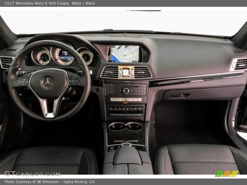 Black / Black 2017 Mercedes-Benz E 400 Coupe