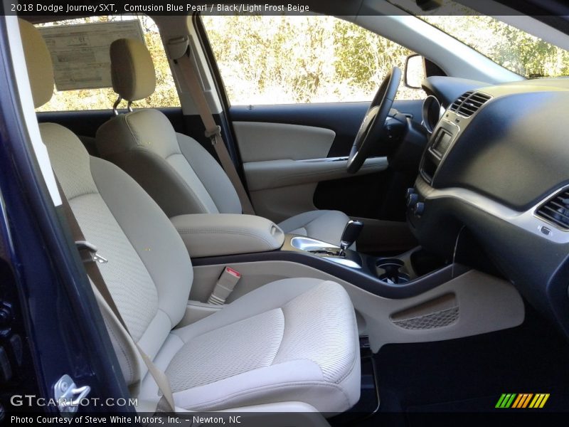 Contusion Blue Pearl / Black/Light Frost Beige 2018 Dodge Journey SXT