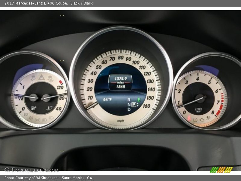 Black / Black 2017 Mercedes-Benz E 400 Coupe