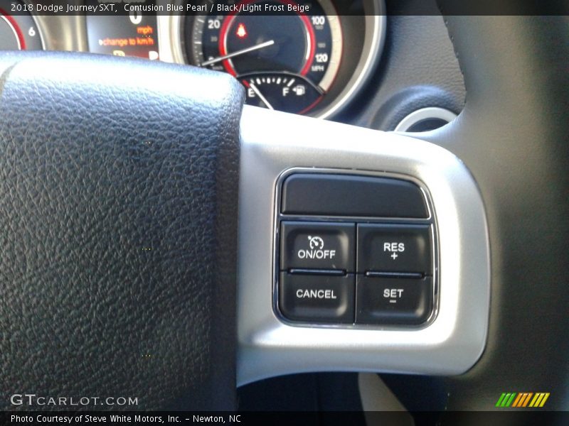 Contusion Blue Pearl / Black/Light Frost Beige 2018 Dodge Journey SXT