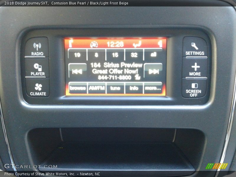 Contusion Blue Pearl / Black/Light Frost Beige 2018 Dodge Journey SXT