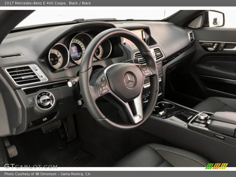 Black / Black 2017 Mercedes-Benz E 400 Coupe