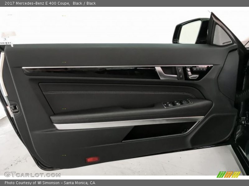 Black / Black 2017 Mercedes-Benz E 400 Coupe