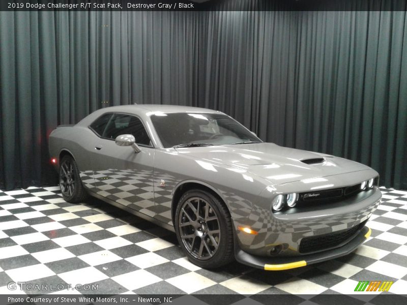 Destroyer Gray / Black 2019 Dodge Challenger R/T Scat Pack