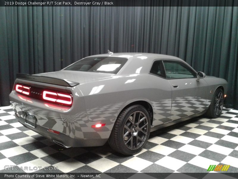 Destroyer Gray / Black 2019 Dodge Challenger R/T Scat Pack