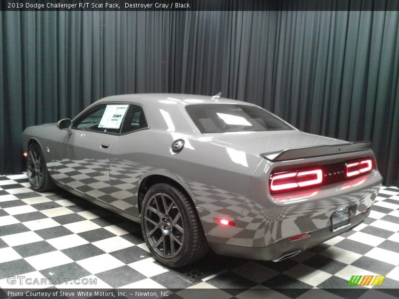 Destroyer Gray / Black 2019 Dodge Challenger R/T Scat Pack