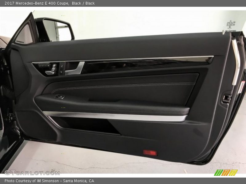Black / Black 2017 Mercedes-Benz E 400 Coupe
