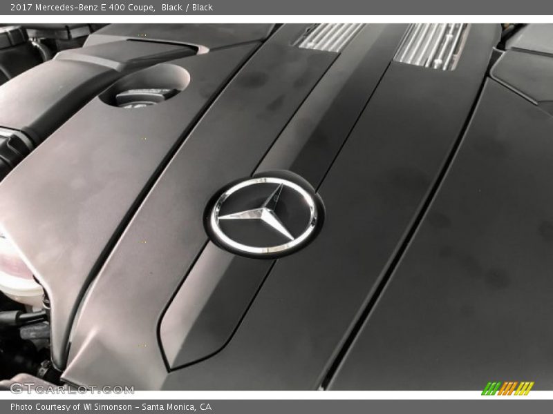 Black / Black 2017 Mercedes-Benz E 400 Coupe