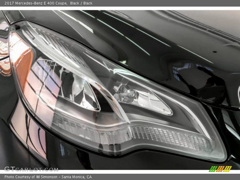 Black / Black 2017 Mercedes-Benz E 400 Coupe