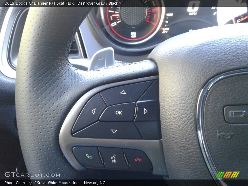 Destroyer Gray / Black 2019 Dodge Challenger R/T Scat Pack