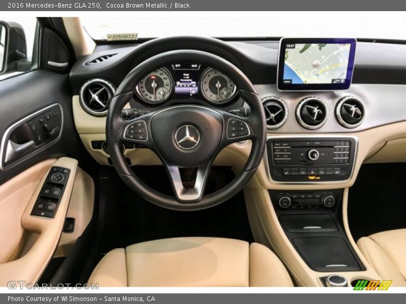 Cocoa Brown Metallic / Black 2016 Mercedes-Benz GLA 250