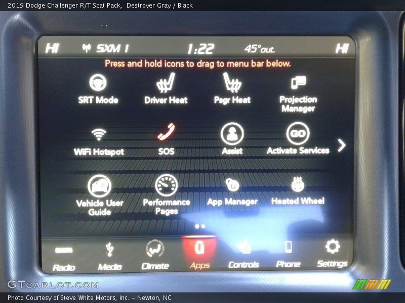 Destroyer Gray / Black 2019 Dodge Challenger R/T Scat Pack