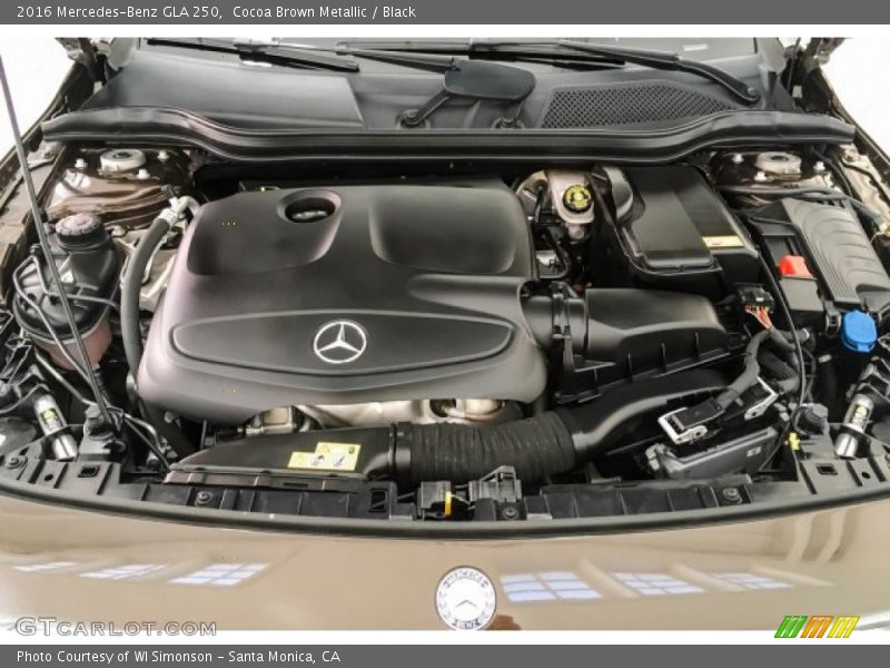Cocoa Brown Metallic / Black 2016 Mercedes-Benz GLA 250