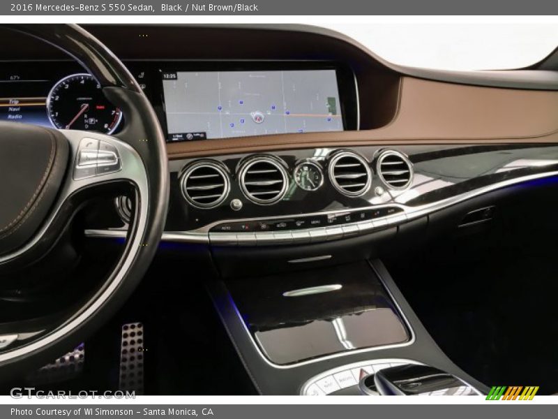 Black / Nut Brown/Black 2016 Mercedes-Benz S 550 Sedan