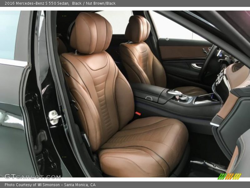 Black / Nut Brown/Black 2016 Mercedes-Benz S 550 Sedan