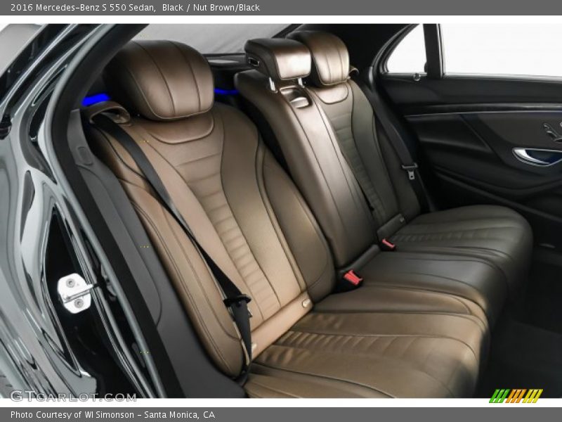Black / Nut Brown/Black 2016 Mercedes-Benz S 550 Sedan