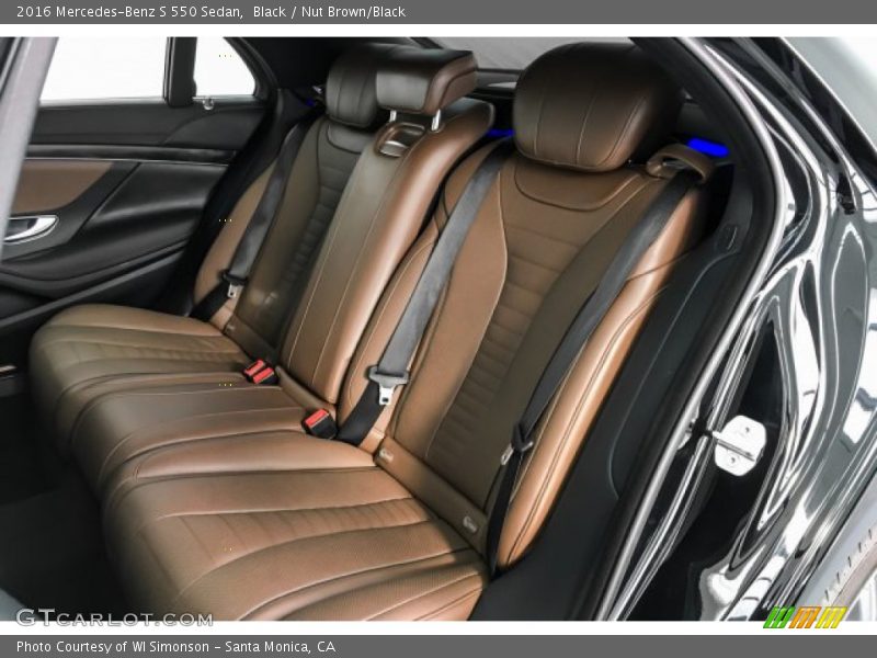 Black / Nut Brown/Black 2016 Mercedes-Benz S 550 Sedan