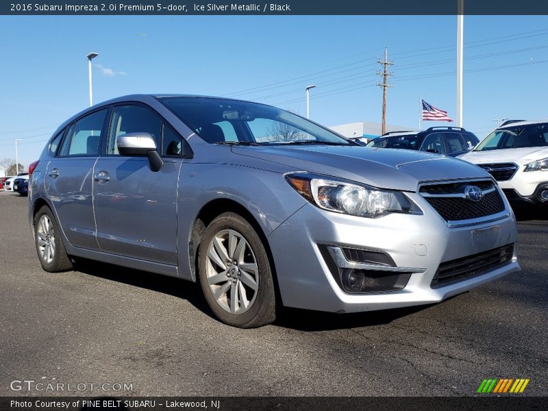 Ice Silver Metallic / Black 2016 Subaru Impreza 2.0i Premium 5-door