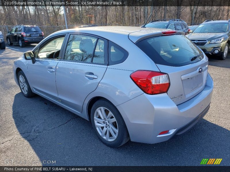 Ice Silver Metallic / Black 2016 Subaru Impreza 2.0i Premium 5-door