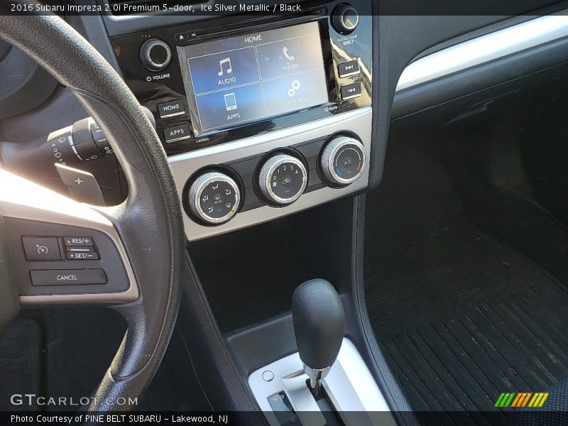 Ice Silver Metallic / Black 2016 Subaru Impreza 2.0i Premium 5-door