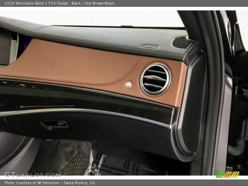 Black / Nut Brown/Black 2016 Mercedes-Benz S 550 Sedan
