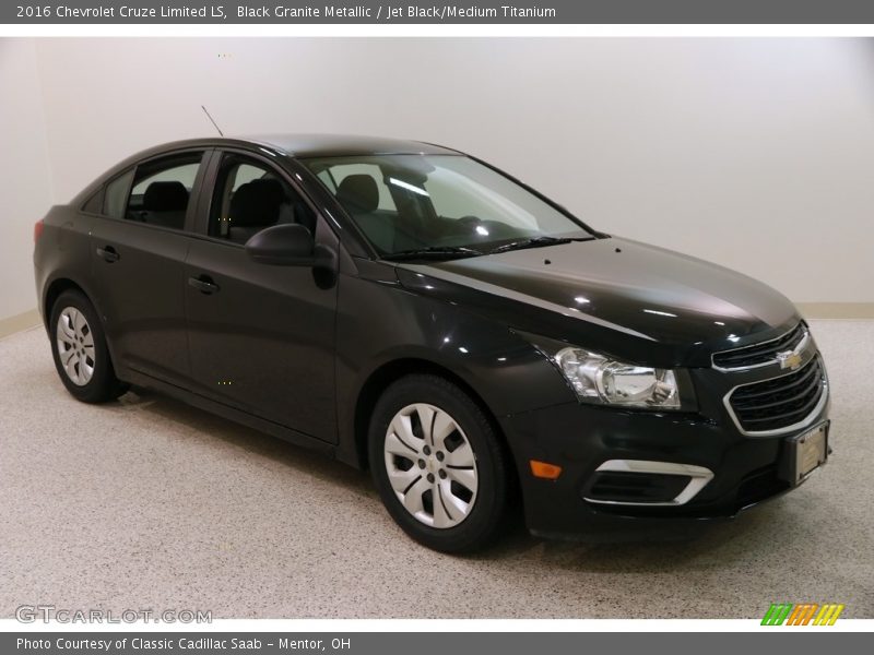 Black Granite Metallic / Jet Black/Medium Titanium 2016 Chevrolet Cruze Limited LS