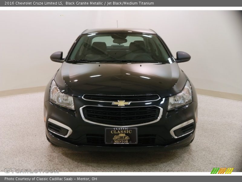 Black Granite Metallic / Jet Black/Medium Titanium 2016 Chevrolet Cruze Limited LS