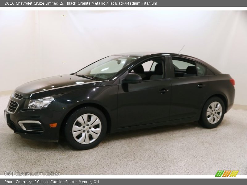 Black Granite Metallic / Jet Black/Medium Titanium 2016 Chevrolet Cruze Limited LS