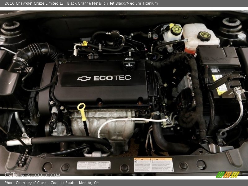 Black Granite Metallic / Jet Black/Medium Titanium 2016 Chevrolet Cruze Limited LS