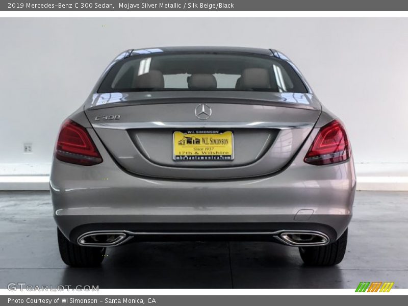 Mojave Silver Metallic / Silk Beige/Black 2019 Mercedes-Benz C 300 Sedan