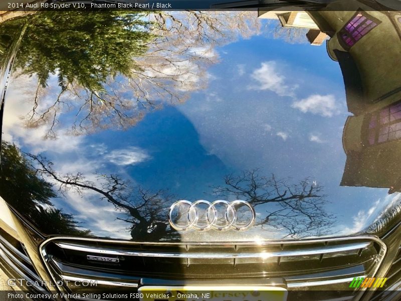 Phantom Black Pearl / Black 2014 Audi R8 Spyder V10