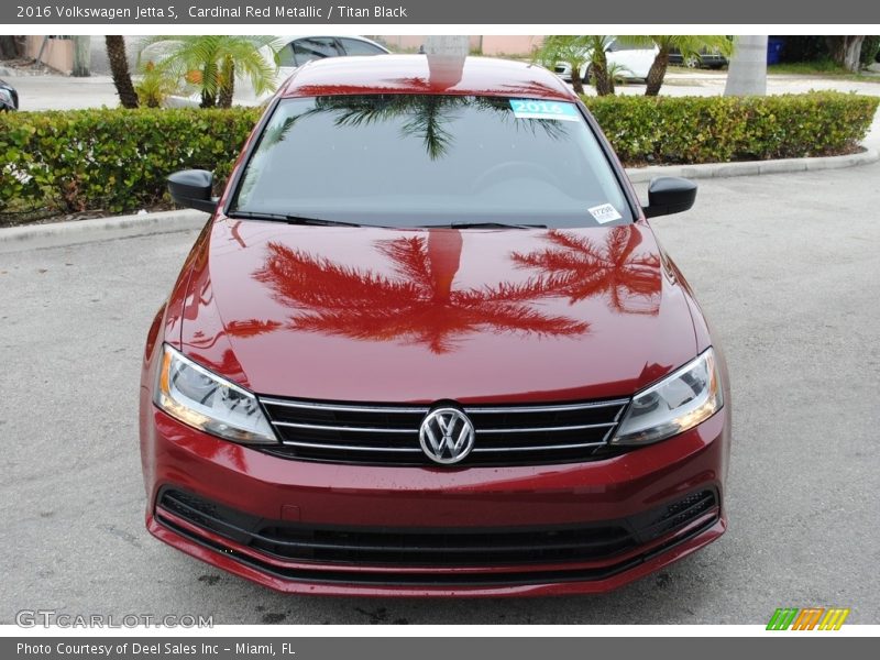 Cardinal Red Metallic / Titan Black 2016 Volkswagen Jetta S