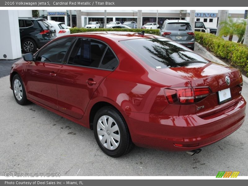 Cardinal Red Metallic / Titan Black 2016 Volkswagen Jetta S