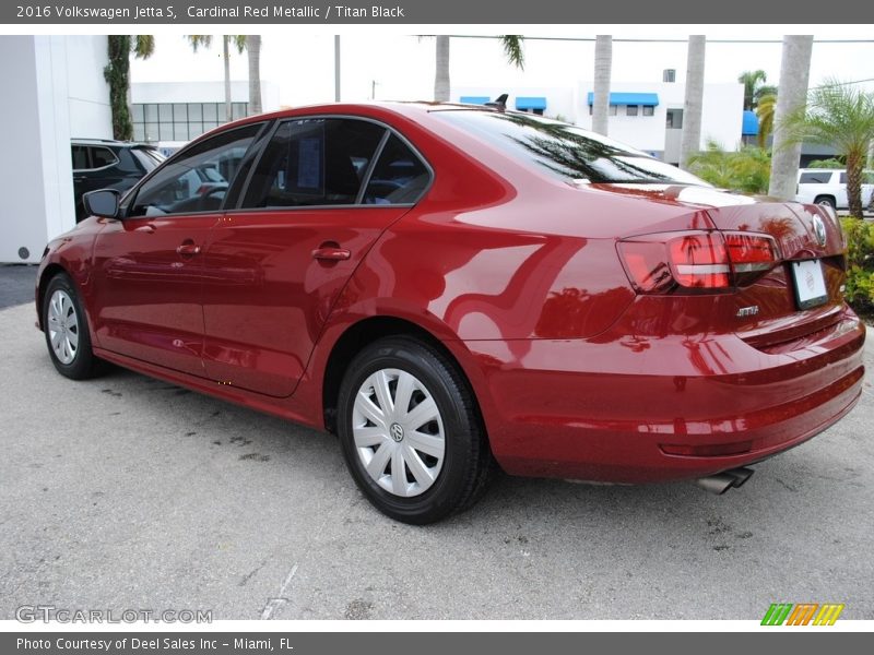 Cardinal Red Metallic / Titan Black 2016 Volkswagen Jetta S