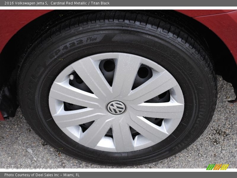 Cardinal Red Metallic / Titan Black 2016 Volkswagen Jetta S