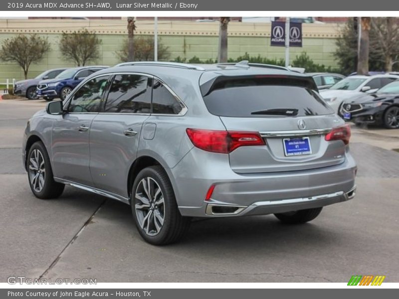 Lunar Silver Metallic / Ebony 2019 Acura MDX Advance SH-AWD