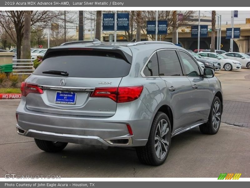 Lunar Silver Metallic / Ebony 2019 Acura MDX Advance SH-AWD