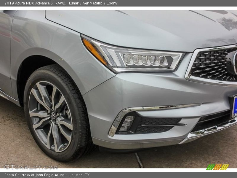 Lunar Silver Metallic / Ebony 2019 Acura MDX Advance SH-AWD