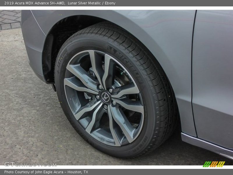 Lunar Silver Metallic / Ebony 2019 Acura MDX Advance SH-AWD