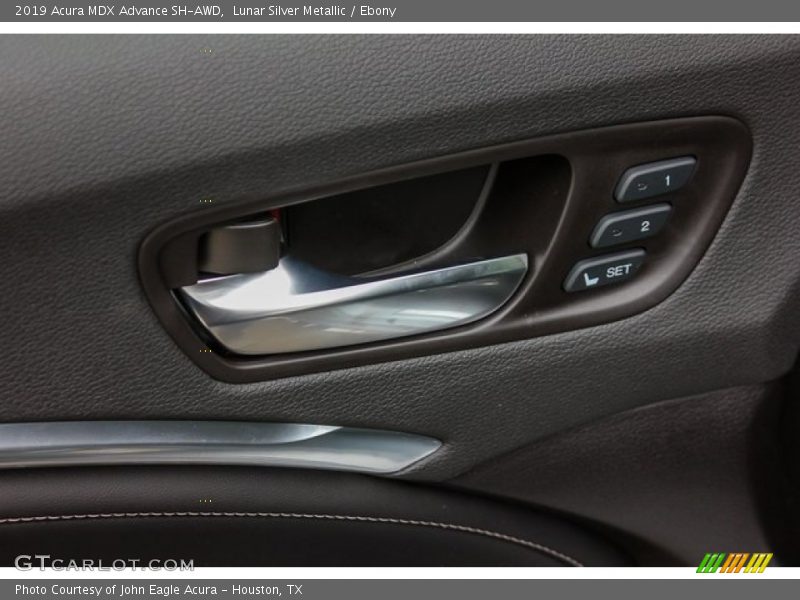 Lunar Silver Metallic / Ebony 2019 Acura MDX Advance SH-AWD