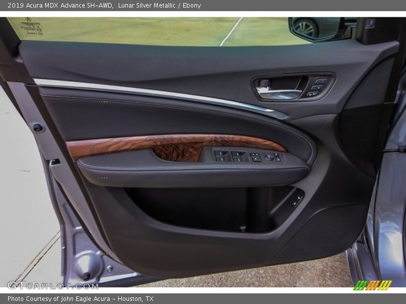 Lunar Silver Metallic / Ebony 2019 Acura MDX Advance SH-AWD